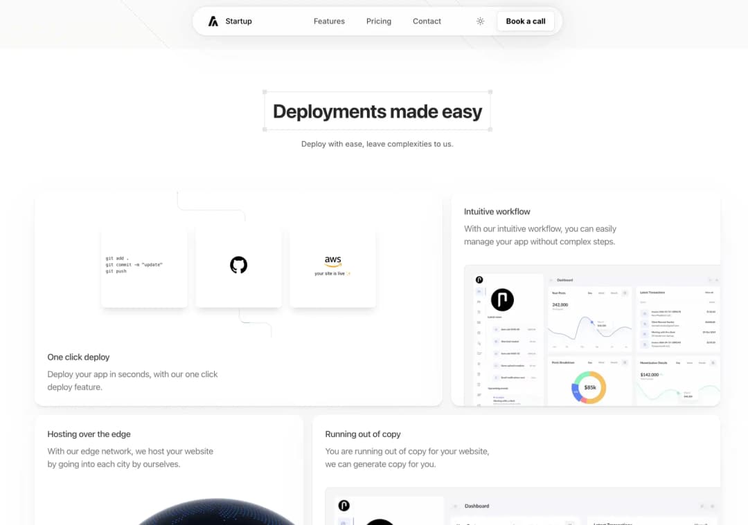 Platform screenshot